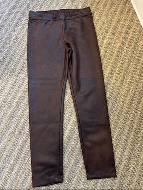 Max Studio Black Faux Leather Leggings